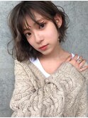 外国人風フォギーベージュ×ナチュラルハイライト