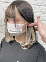 アンククロス 青山店(ANKH CROSS)&nbsp;【アンククロス青山】エクステでホワイティなインナーカラー♪