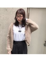 ラレイ(Lalei)&nbsp;＊暗めバイオレットカラー　透明感　辻幸奈　表参道