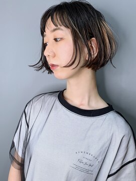 ラウンジ モリオ イケブクロ(Lounge MORIO Ikebukuro) 【morio池袋】かっこいいショートバングタックボブ♪