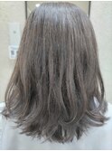 白髪ぼかしハイライト　グレージュカラー