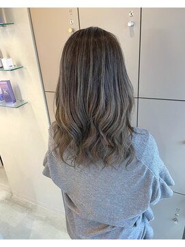 エイト 沖縄豊崎店(EIGHT toyosaki) 【EIGHT 豊崎】お客様スタイル_バレイヤージュ×グレージュ