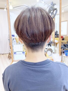 モリオ フロム ロンドン 成増店 【morio成増 セリザワ】刈り上げマッシュショート