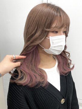 アライブ キチジョウジ(ALIVE Kichijoji) 韓国風インナーカラー×ピンク!