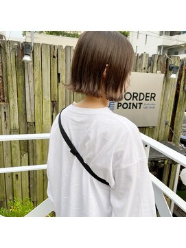 ミント(mint) 外ハネボブ/切りっぱなしボブ/ボブ/ショートボブ