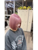 シーエスメイドバイシャチュー 京都店(CS made by SHACHU)&nbsp;艶髪×ピンク