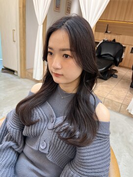 ロンドアジュール 横浜(Lond azur) 前髪なし◎韓国顔周りカット