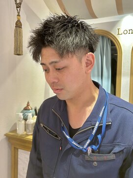 ロンドアベニール 北千住(Lond avenir) スパイキーショート☆ケアブリーチ/ダブルカラー[北千住]