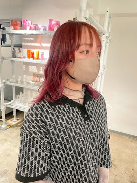 ザ オーダー(THE ORDER) ピンクのレイヤーミディアムスタイル