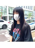 #暗髪#ストレート#ロングヘア#ダークカラー