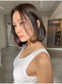 【ROSE】内巻きボブ__グレージュカラー