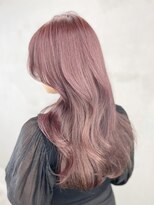 アルバム 新宿(ALBUM SHINJUKU)&nbsp;ワンホンヘアロング_マチルダボブピンクベージュ_ba376351