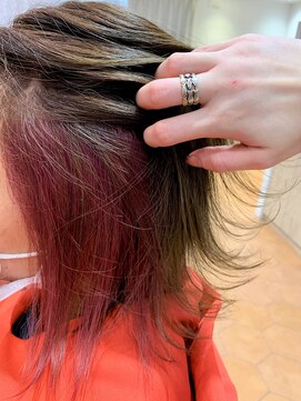 アズールサン 草加西口店(azule-sun) イヤリングカラー,ピンクカラー,透明ベージュ【草加】