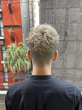 シィーム(cime) ゴールドベージュカラー #メンズ#メンズカラー#ツーブロック