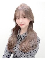 ワン バイ ジエクト(One by The Ect)&nbsp;【レイヤーロング】髪質改善アッシュカラーウィンターベージュ