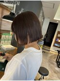 20代/30代/40代/ミニボブ[カーキベージュ/アッシュオリーブ]