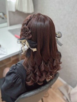 ヘアセットサロン ミント(Hair set salon MINT) お花ヘア