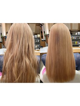 髪質やダメージをしっかり見極めて、おひとりおひとりにあわせたパーソナルな施術メニューをご提案＊