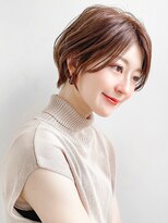 ネイロ 北千住(NeiRo)&nbsp;●前下がりショートボブハンサムショートカットカラーパーマケア