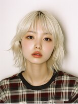 フレイムス ヘアアンドリラックス 大宮東口店(Frames) ホワイトブロンド