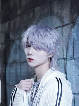 ポプルス(popls) ウルフカット/マッシュウルフ/ホワイトカラー/メンズウルフ