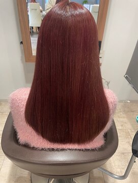 クララ カシハラ(CLALA Kashihara) 髪質改善/ストロベリーレッド/ストレートロング