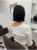 切りっぱなしボブ