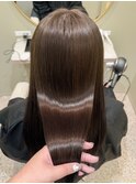 ブリーチなしダブルからーのアッシュベージュ