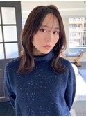 《NYLON.》モカグレージュ×ミディアムレイヤー