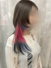 ヲタクに美容室は難しい。 ウルフカット×デザインインナー