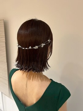 パトゥ 烏丸(patou) ボブアクセサリーアレンジ