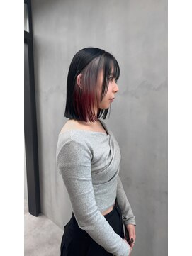 ヴァーディ オモテサンドウ(Vardy omotesando) ボブインナー　シルバー× レッド