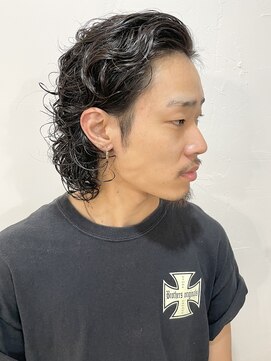 グラビートーキョー(GRABY tokyo) スパイラルパーマ×メンズミディアムスタイル