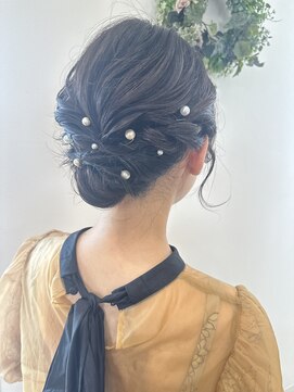 ケイズプラスカラン(HAIR AND MAKEUP K's PLUS calin) 結婚式アップ