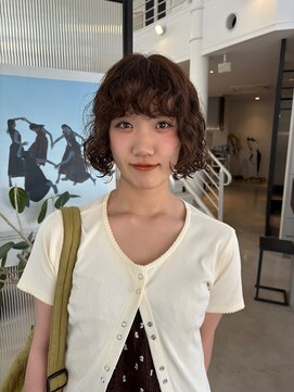 ブランコトレス 鏡島(BLANCO tres) ボブパーマ