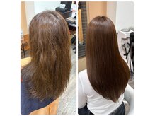 庵 ヘアー(hair)の雰囲気（[髪質改善ストレート]で、自然にまとまる艶やか髪へ）