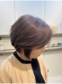 三宮 元町 縮毛矯正 ショート 白髪ぼかしハイライト 白髪染め
