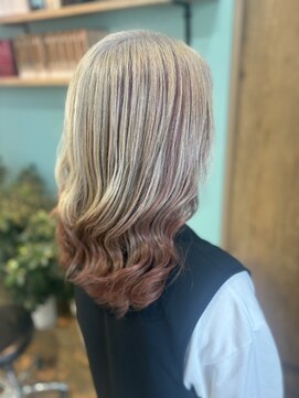 ミラシィ 稲毛(Mirashy) ミルクティー×ピンクバレイヤージュ