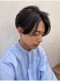 清潔感ショートxセンターパート
