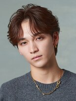 エルマーク 京都駅前(L-MARK)&nbsp;センターパート/ニュアンスパーマ/ダウンパーマ/men's