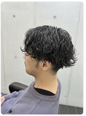 30代◎波巻きパーマ×ビジネスで大人爽やか好印象