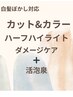 カット＋カラー＋ハーフハイライト+ダメージケア＋活泡泉￥19800～
