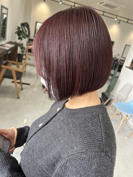 エミュ(emu.) 春にも人気◎ボルドーピンク