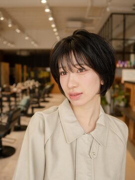 ザシー チェルシー 橋本(The C CHELSEA) ワンカールパーマ×ショートボブ/TheC CHELSEA