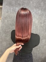 ルフレ 新宿本店2nd(Reflet) 【 NAKAJI】レッドカラー×プルエクステ