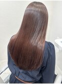 津市ロングレイヤーカットハッシュカット透明感カラー重めロング