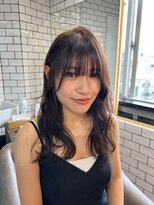 hyon myon/RISEbyREVO 綾瀬店【ヒョンミョン】&nbsp;ハッシュカット/デザインカラー/グレージュ[綾瀬駅/韓国ヘア]