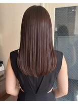零秒女髪 千里丘店&nbsp;自然な艶感とまとまりの上品ロングヘア髪質改善艶髪美髪