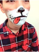 ☆ハロウィン♪犬メイク(＾◇＾)ペロペロペロペロ～♪