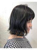 似合わせカット。赤みを消すアッシュ系カラー